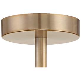Image4 of Possini Euro Hemingson 32"W Gold 15-Light LED Ceiling Light more views