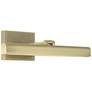 7_Possini Euro Henry 17" Wide Antique Brass LED Picture Light more views