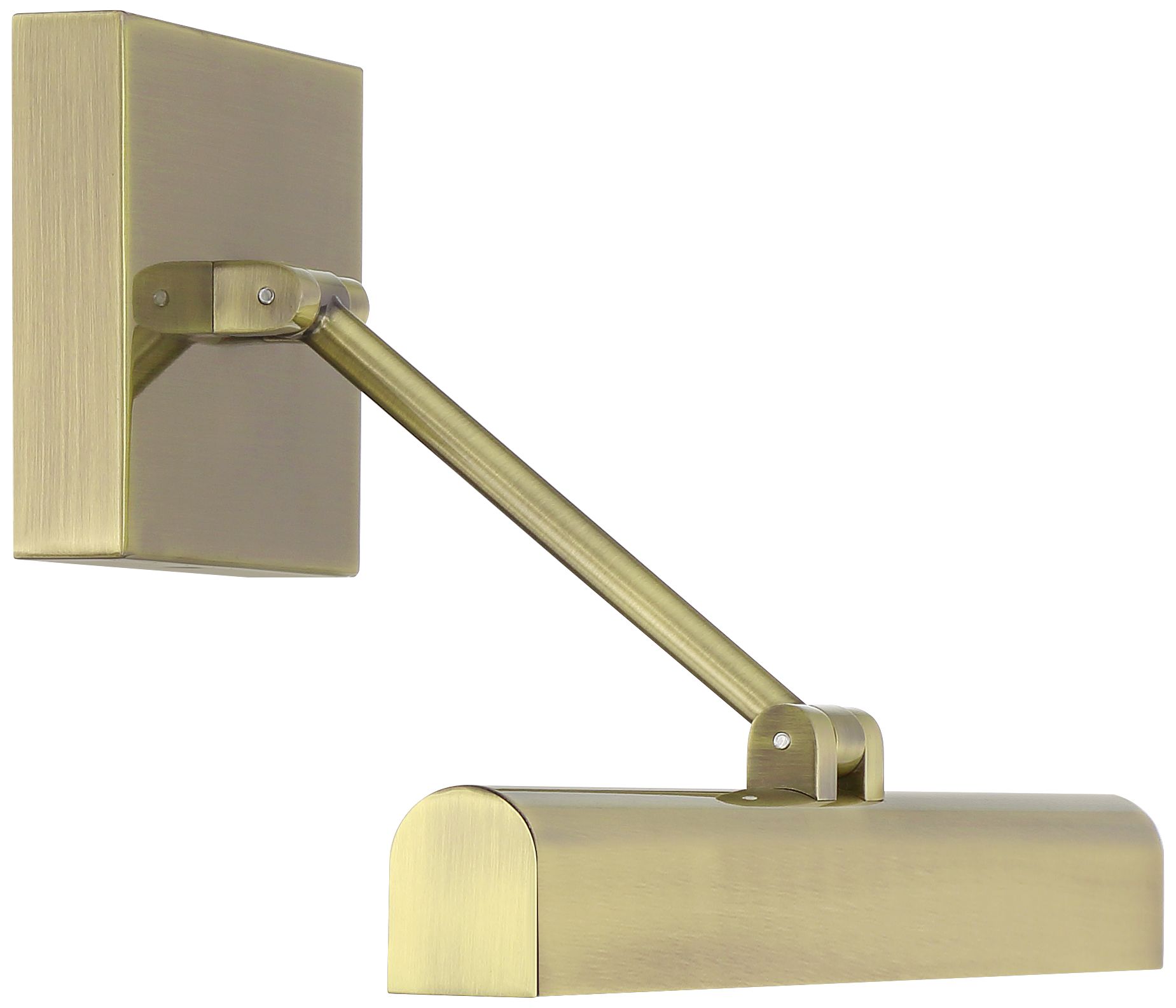 Possini Euro Henry 17" Wide Antique Brass LED Picture Light