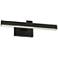 Possini Euro Henry 17" Wide Modern Black LED Picture Light