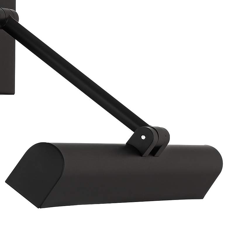 Image 4 Possini Euro Henry 17" Wide Modern Black LED Picture Light more views
