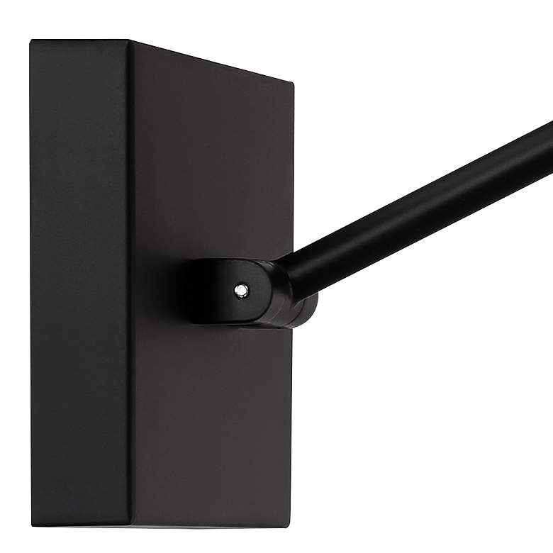 Image 5 Possini Euro Henry 17" Wide Modern Black LED Picture Light more views