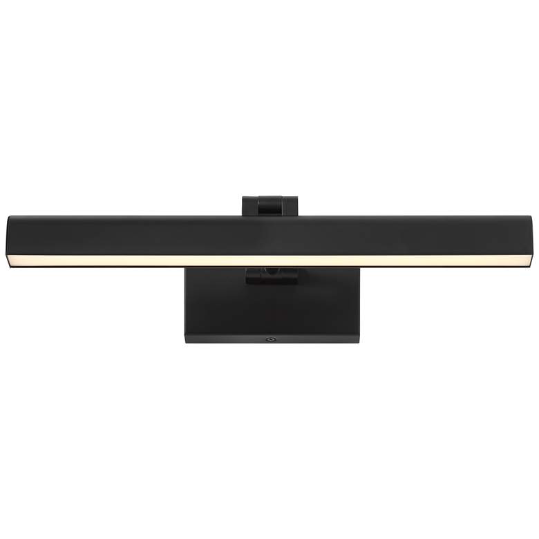 Image 6 Possini Euro Henry 17" Wide Modern Black LED Picture Light more views