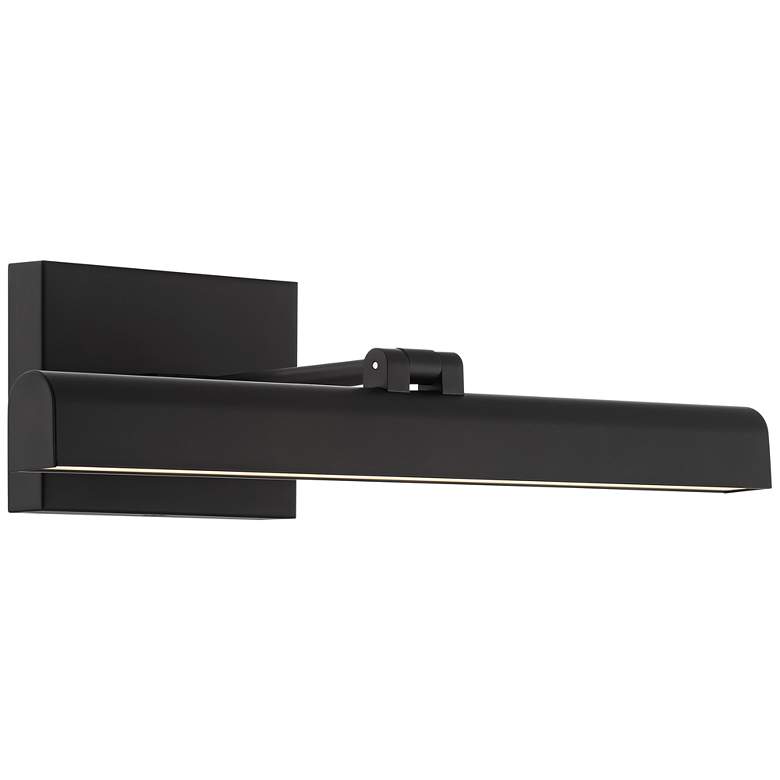 Image 7 Possini Euro Henry 17" Wide Modern Black LED Picture Light more views