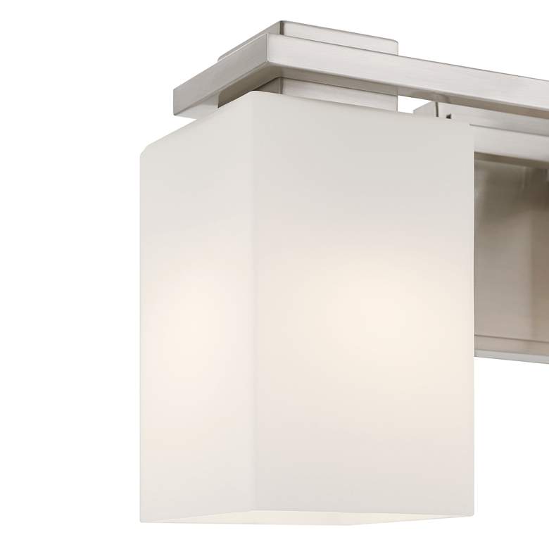 Image 3 Possini Euro Henry 21" Wide Brushed Nickel 3-Light Bath Light more views
