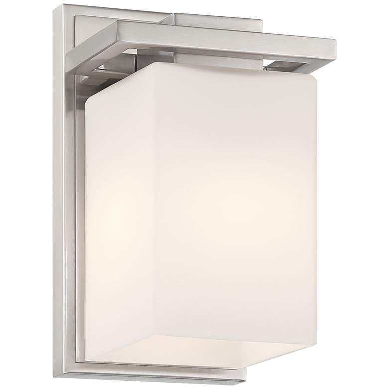 Image 5 Possini Euro Henry 8 1/2" High Brushed Nickel Wall Sconce more views
