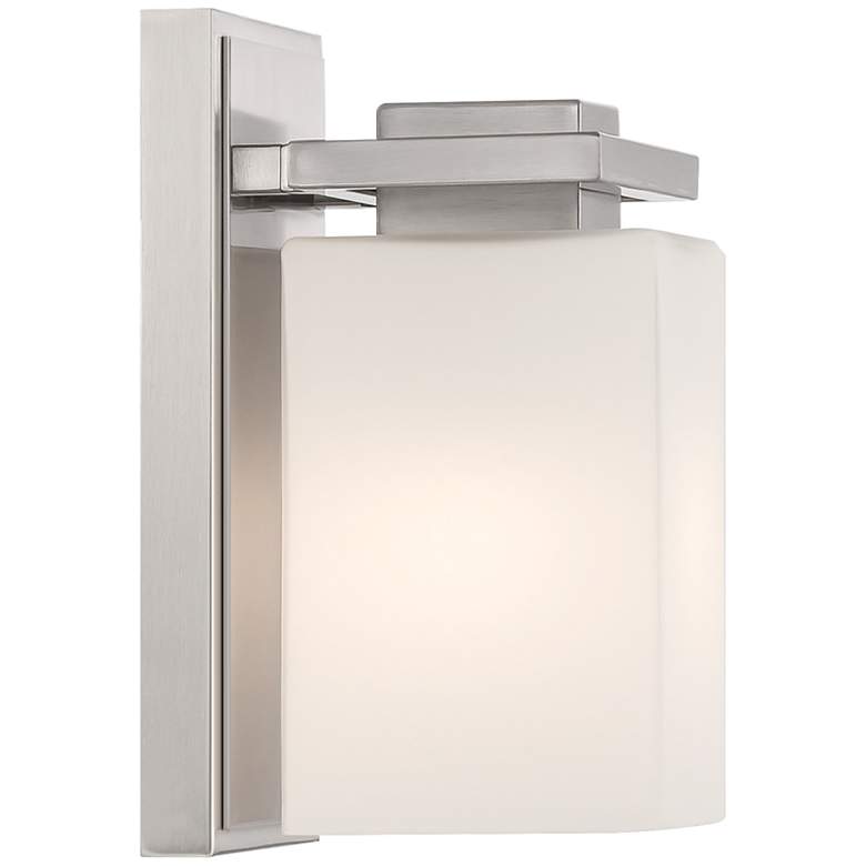 Image 7 Possini Euro Henry 8 1/2" High Brushed Nickel Wall Sconce more views