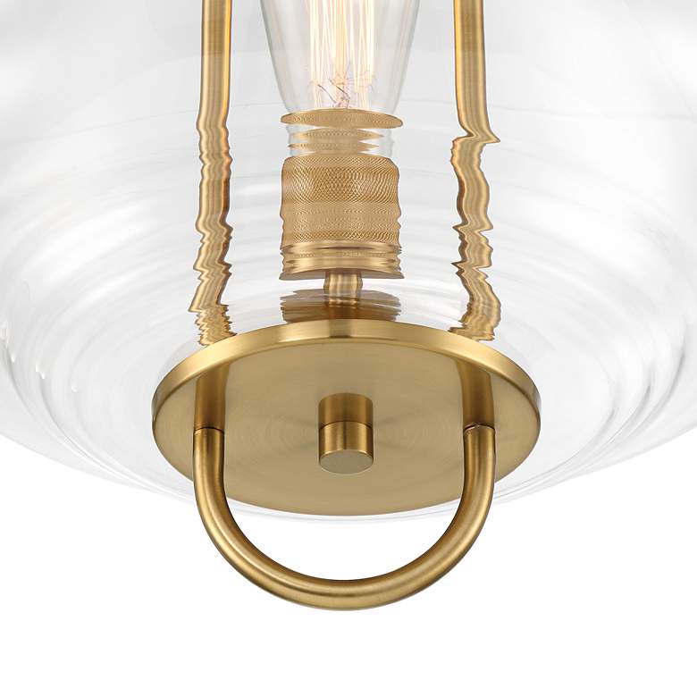 Image 3 Possini Euro Hermine 15" Wide Soft Gold Pendant Light more views