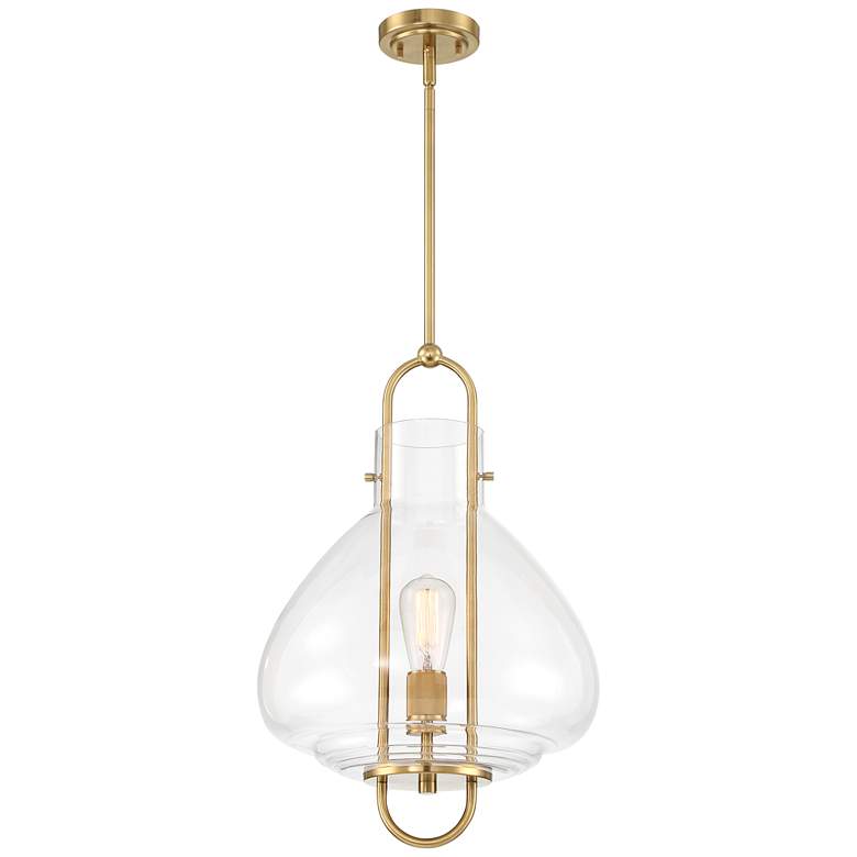 Image 6 Possini Euro Hermine 15 inch Wide Soft Gold Pendant Light more views