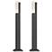 Possini Euro Hestia 23 1/2"H Black Low Voltage LED Path Light Set of 2