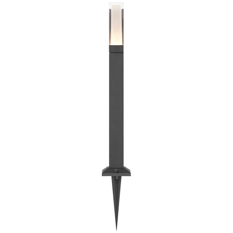 Image 4 Possini Euro Hestia 23 1/2"H Textured Black Low Voltage LED Path Light more views