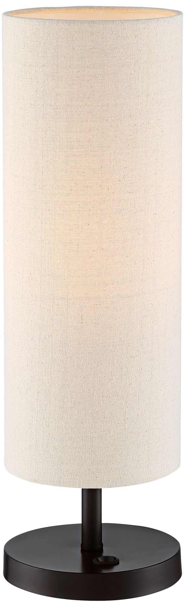 Possini Euro Heyburn 20" High Bronze Outlet and USB Table Lamp