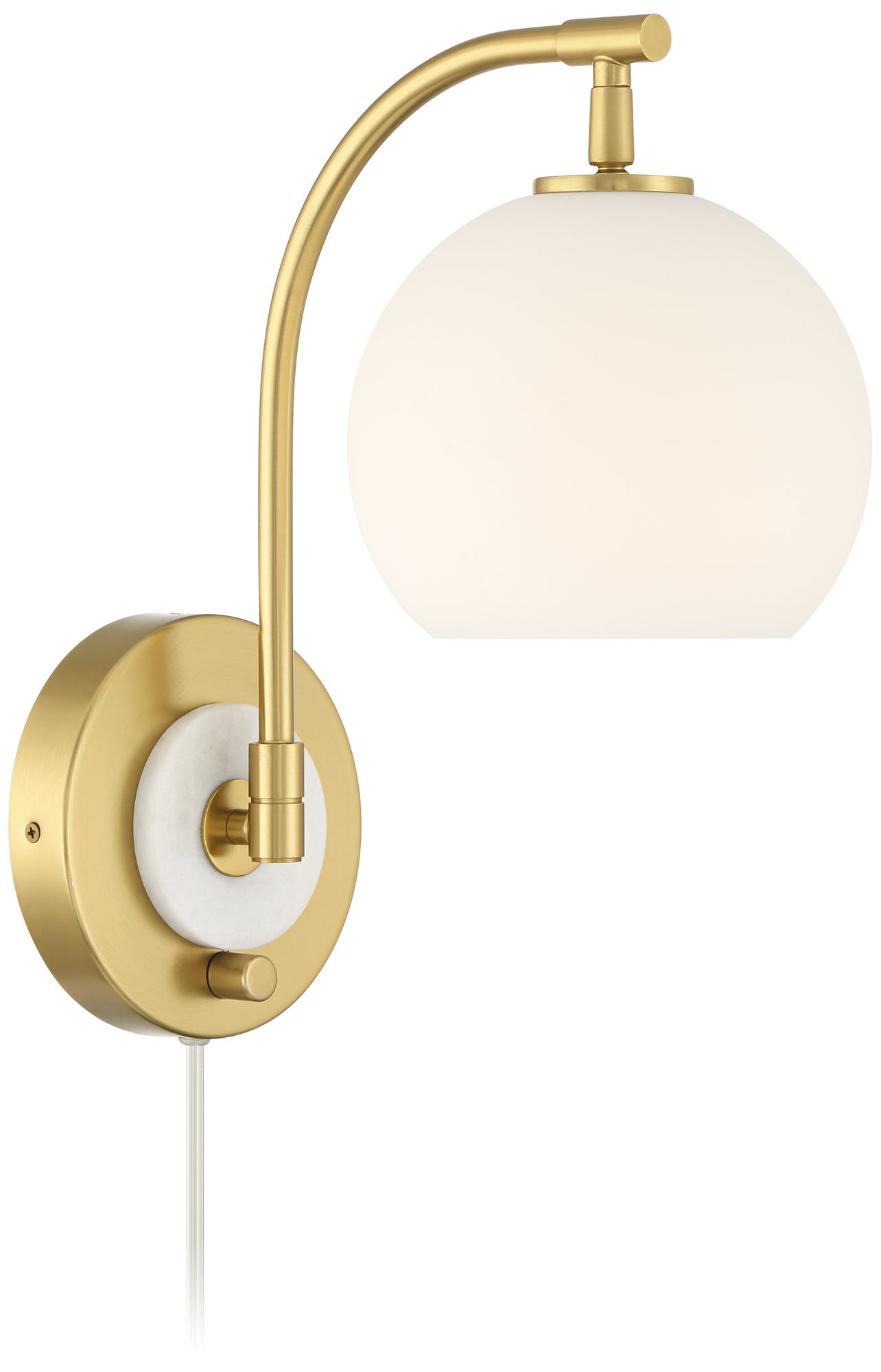 Watch A Video About the Possini Euro Hillary Antique Brass Swing Arm Plug In Wall Lamp