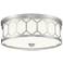 Possini Euro Honeycomb 16 1/2"W Brushed Nickel Ceiling Light