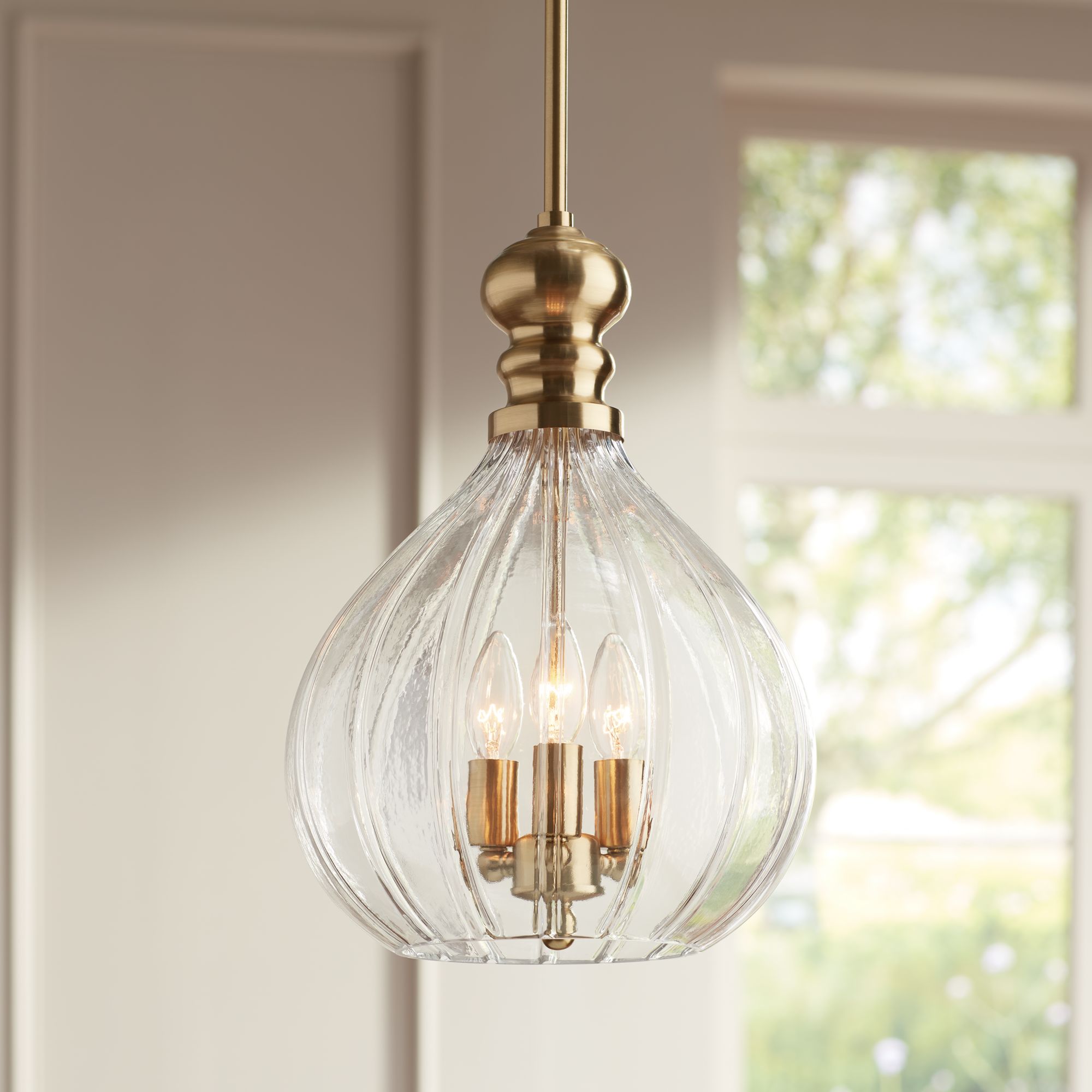 Gold mini deals pendant light