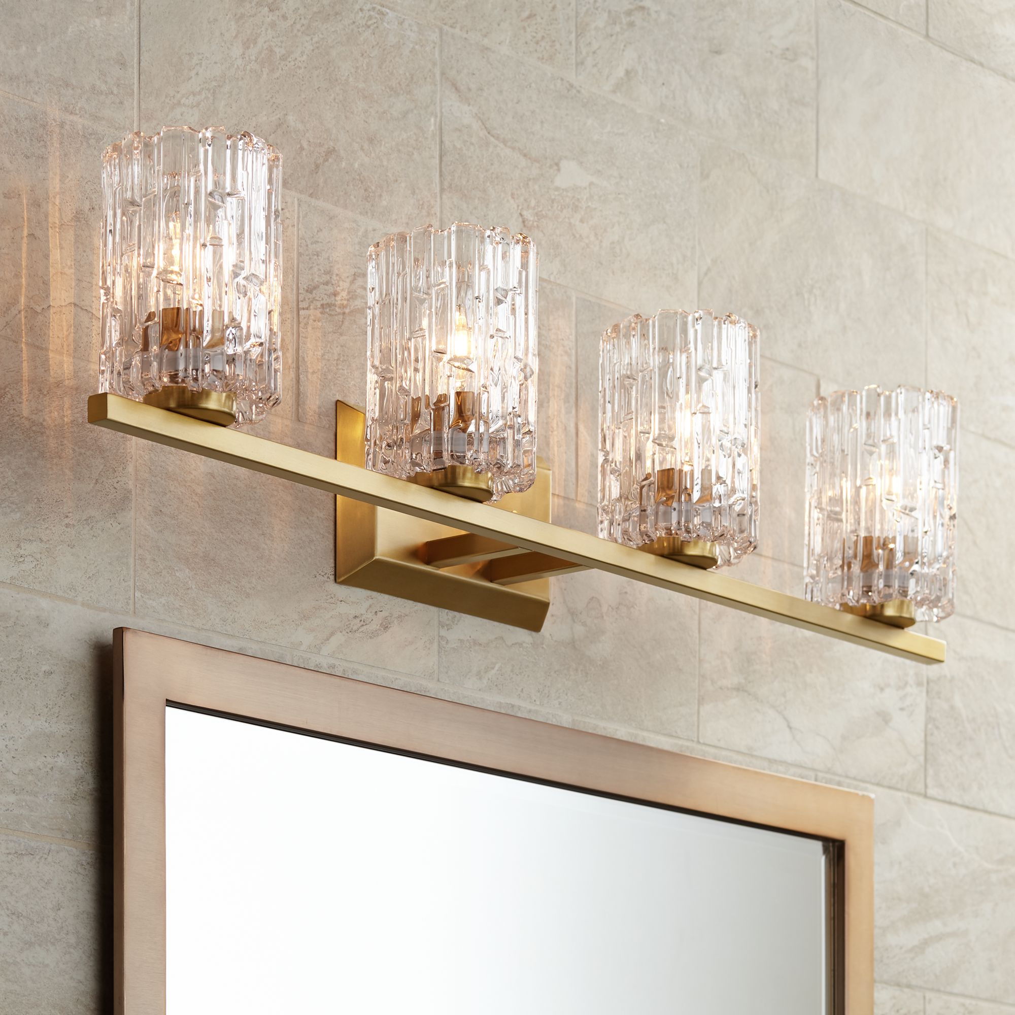 brass 3 light bathroom fixture