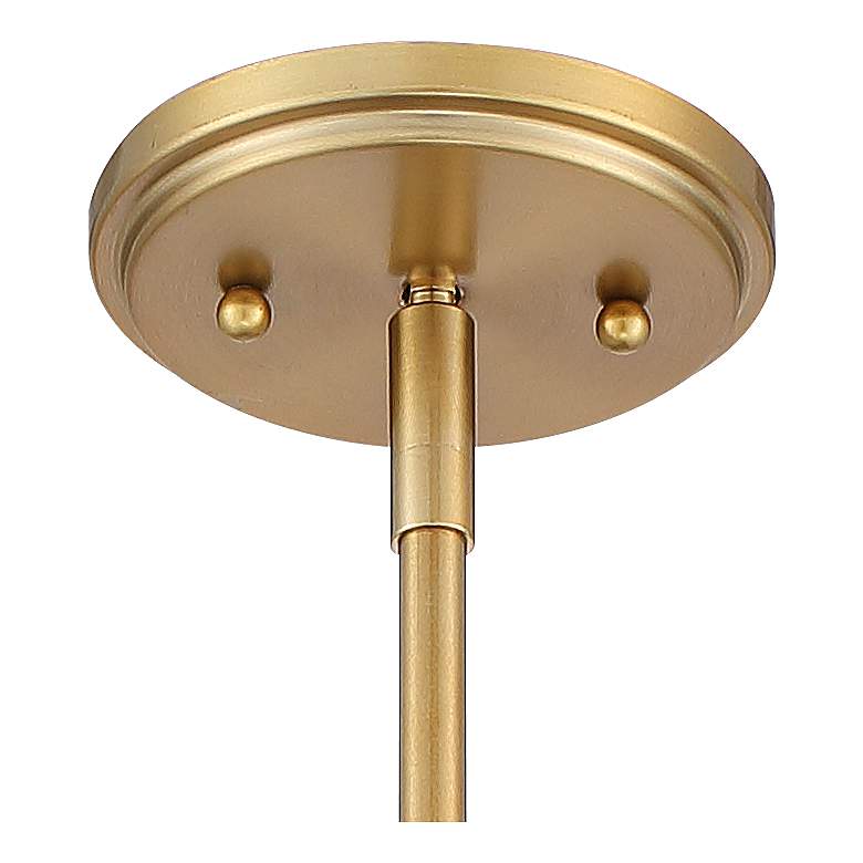 Image 4 Possini Euro Icelight 4 1/4" Wide Warm Brass Mini Pendant more views