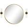 Possini Euro Idyll Wall Sconce Set with Uttermost Mayfair Wall Mirror