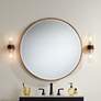 3_Possini Euro Idyll Wall Sconce Set with Uttermost Mayfair Wall Mirror