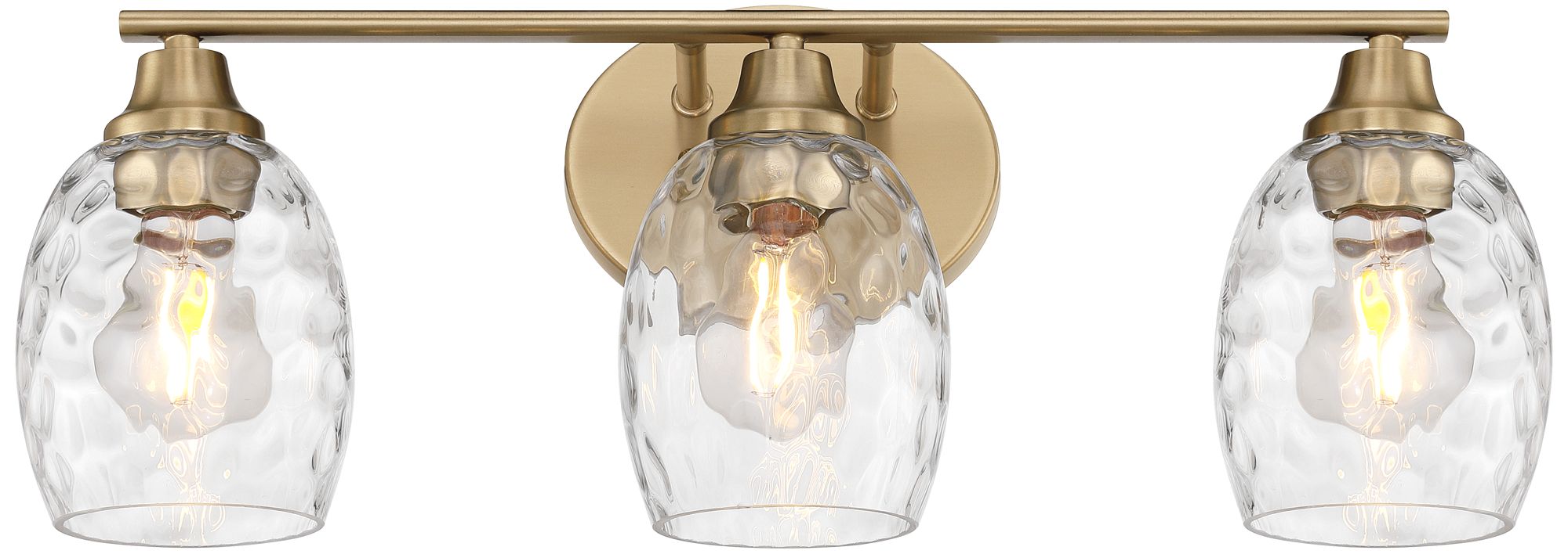 Image 5 Possini Euro Ilya 22" Wide Satin Brass 3-Light Bath Vanity Light more views