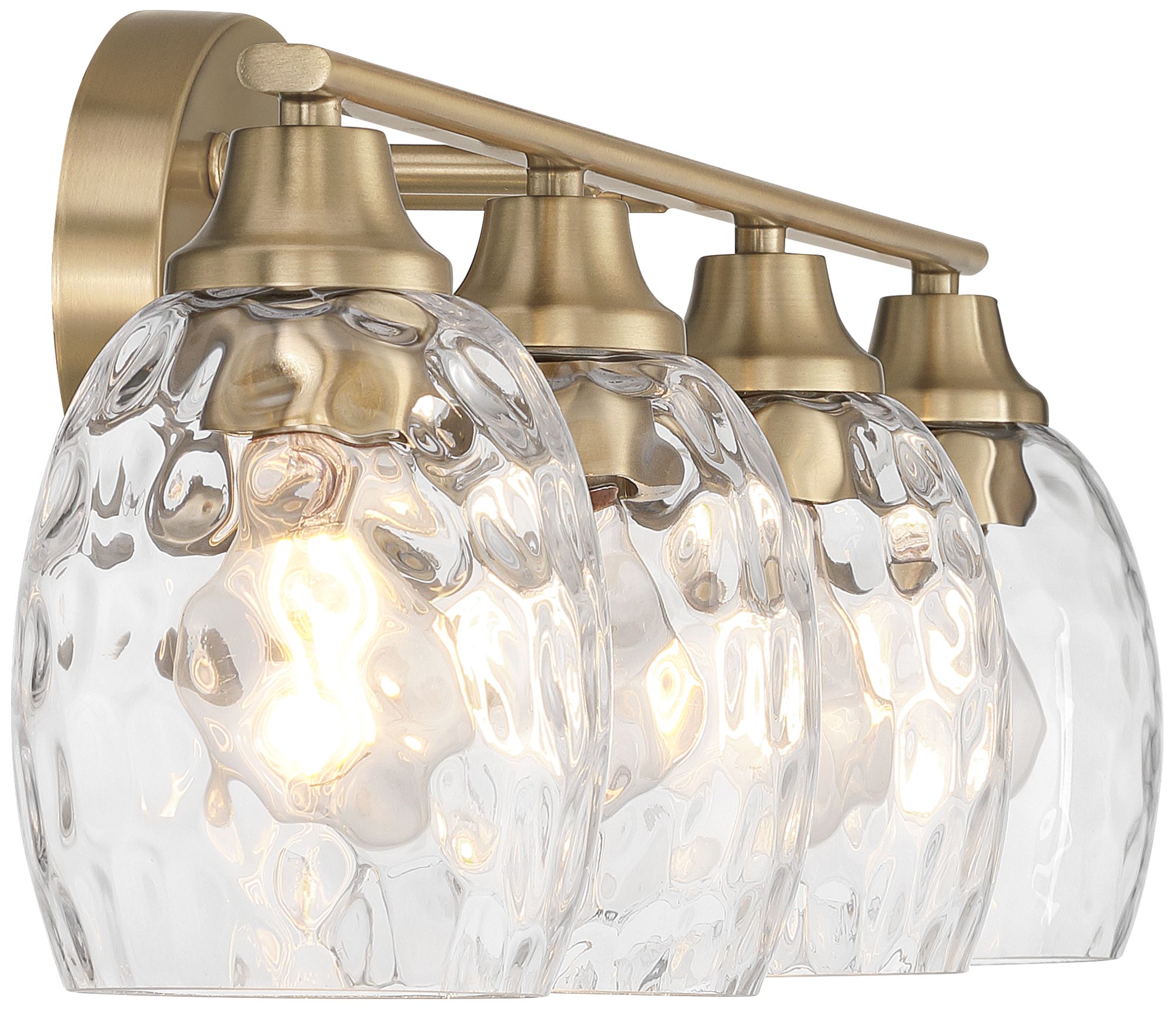 Image 7 Possini Euro Ilya 30 1/2" Wide Satin Brass 4-Light Bath Vanity Light more views
