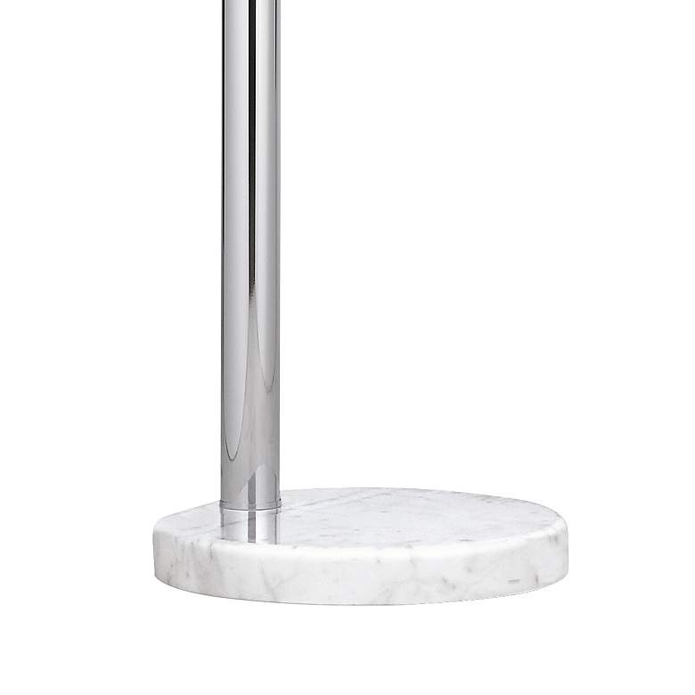 Image 4 Possini Euro Infini 5-Light Arc Floor Lamp with Marble Base and USB Dimmer more views