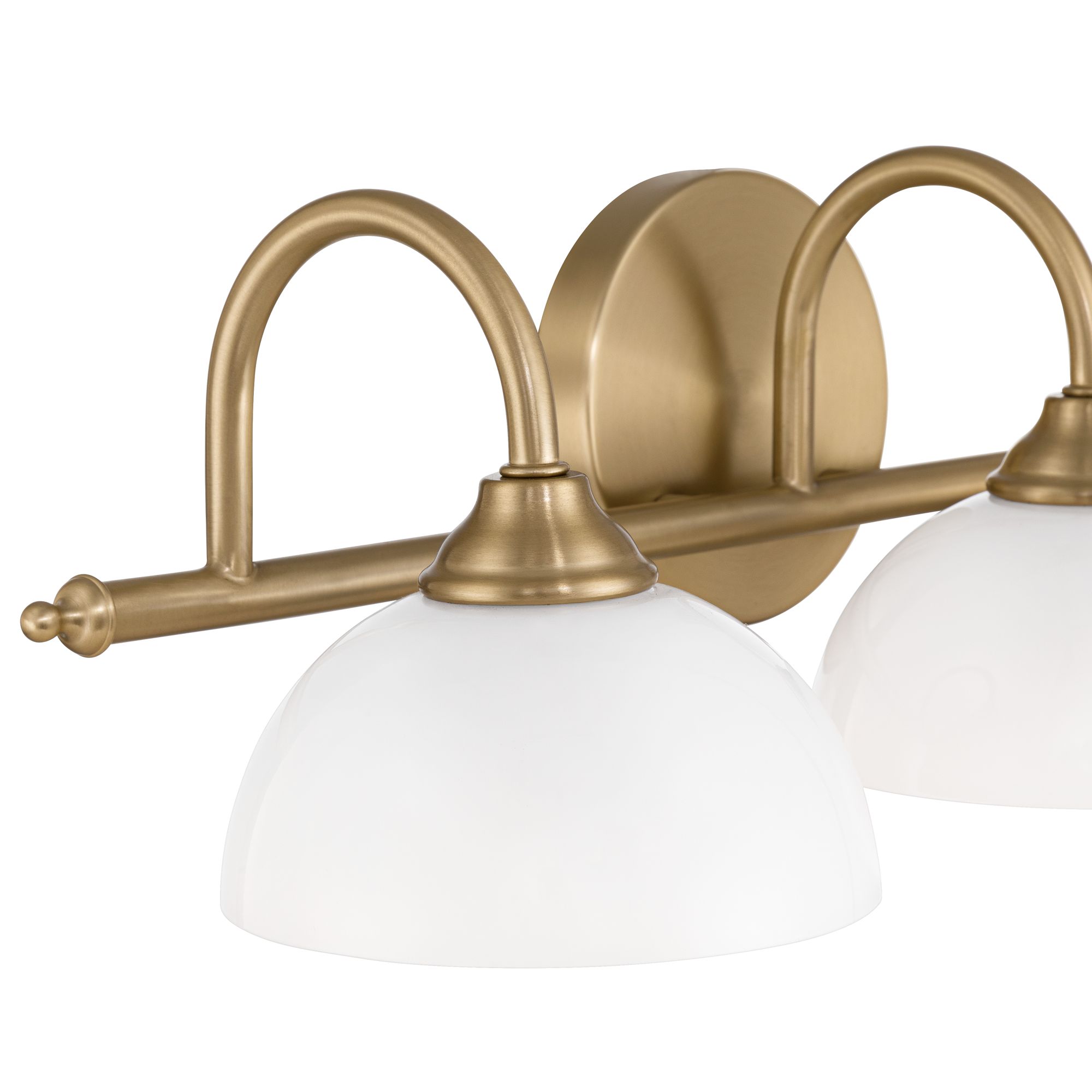 Image 4 Possini Euro Ingrid 22 1/2" Wide Brushed Brass 3-Light Bath Light more views