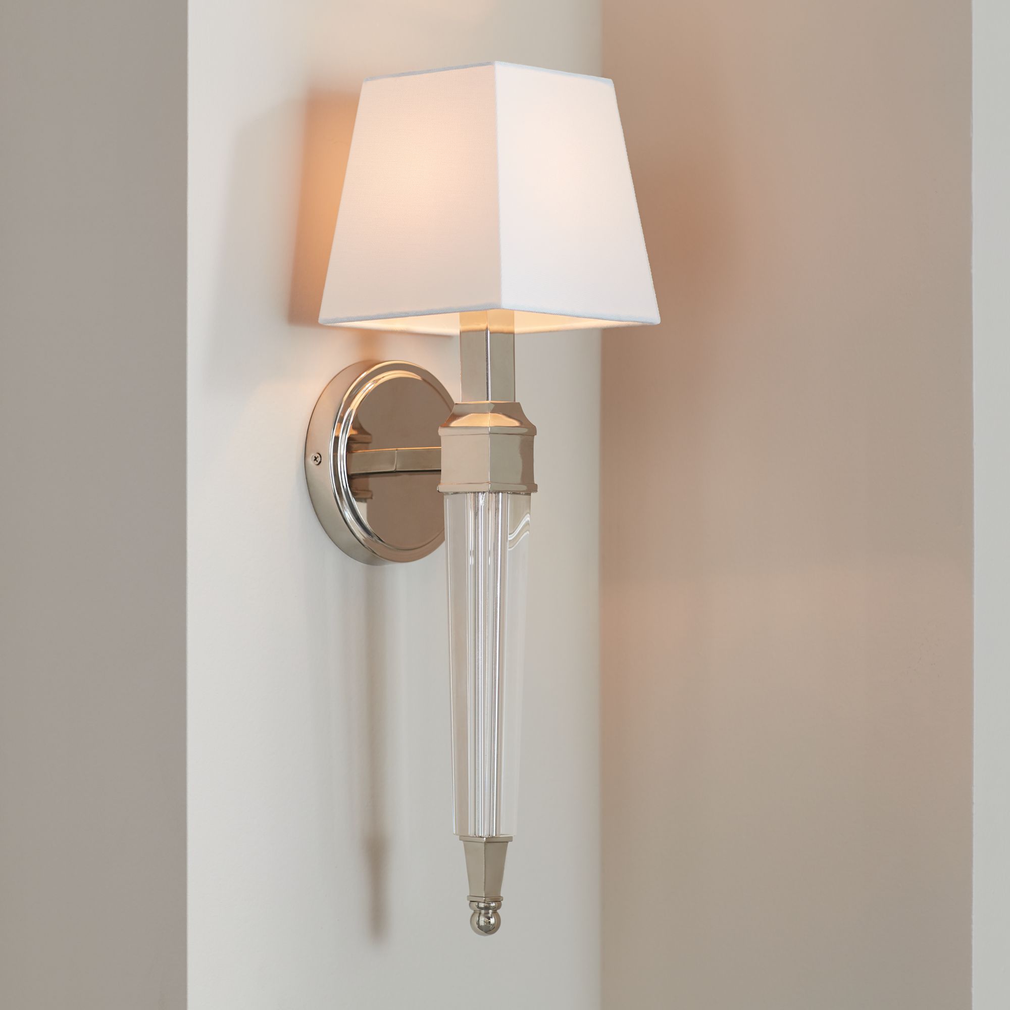 chrome sconce light