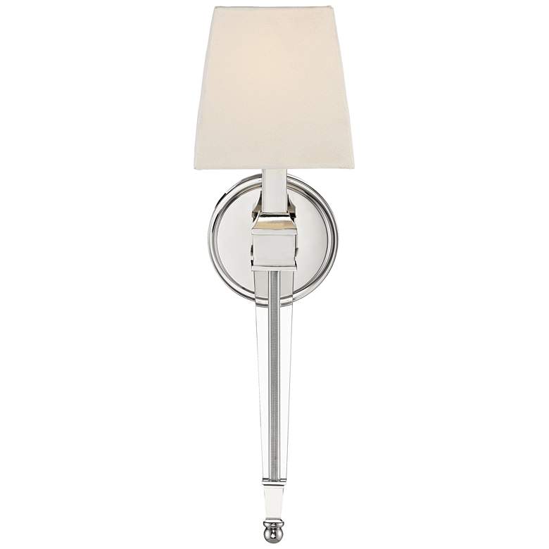 Image 4 Possini Euro Irene 20 3/4" High Polished Nickel Wall Sconce more views