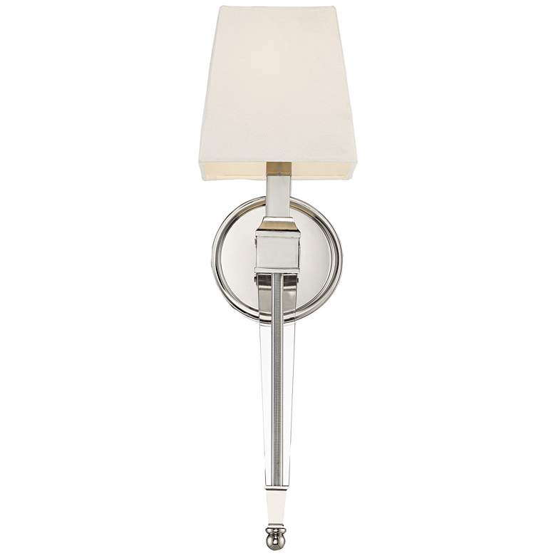 Image 5 Possini Euro Irene 20 3/4" High Polished Nickel Wall Sconce more views
