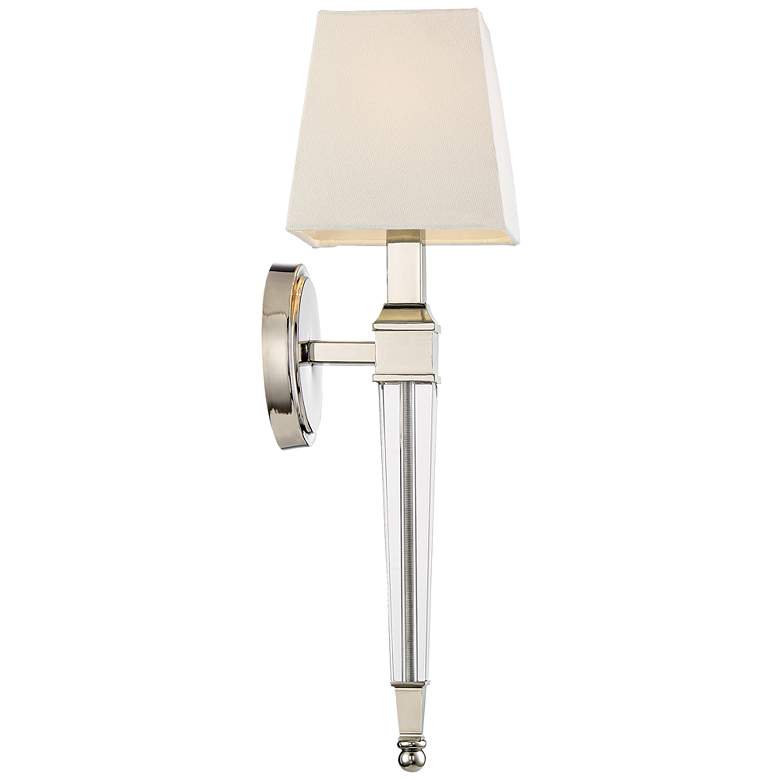 Image 6 Possini Euro Irene 20 3/4 inch High Polished Nickel Wall Sconce more views