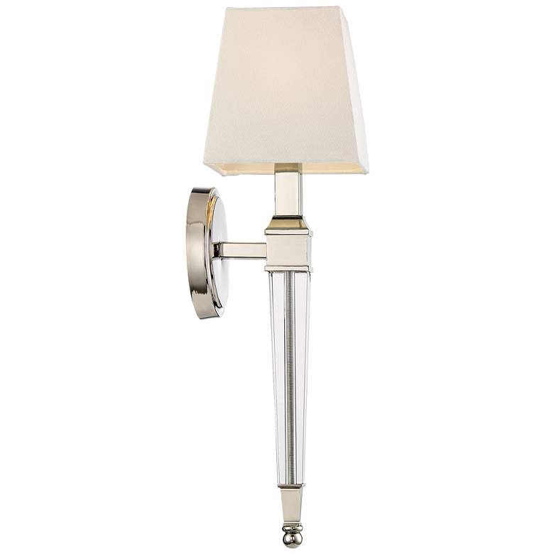 Image 6 Possini Euro Irene 20 3/4" High Polished Nickel Wall Sconce more views