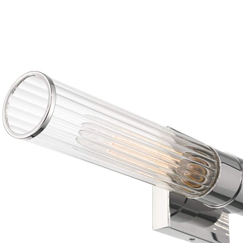 Image 2 Possini Euro Isabella 24 1/4" Wide Polished Nickel 2-Light Bath Light more views