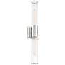 Possini Euro Isabella 24 1/4"W Polished Nickel Bath Light Set of 2