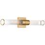 5_Possini Euro Isabella 24 1/4"W Warm Brass 2-Light Bath Light Set of 2 more views