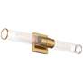 6_Possini Euro Isabella 24 1/4"W Warm Brass 2-Light Bath Light Set of 2 more views