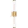 7_Possini Euro Isabella 24 1/4"W Warm Brass 2-Light Bath Light Set of 2 more views