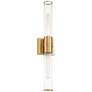 Possini Euro Isabella 24 1/4"W Warm Brass 2-Light Bath Light Set of 2