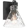 3_Possini Euro Ishii 9 1/4" Wide Matte Black Wall Sconce
