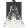 5_Possini Euro Ishii 9 1/4" Wide Matte Black Wall Sconce more views