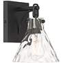 6_Possini Euro Ishii 9 1/4" Wide Matte Black Wall Sconce more views