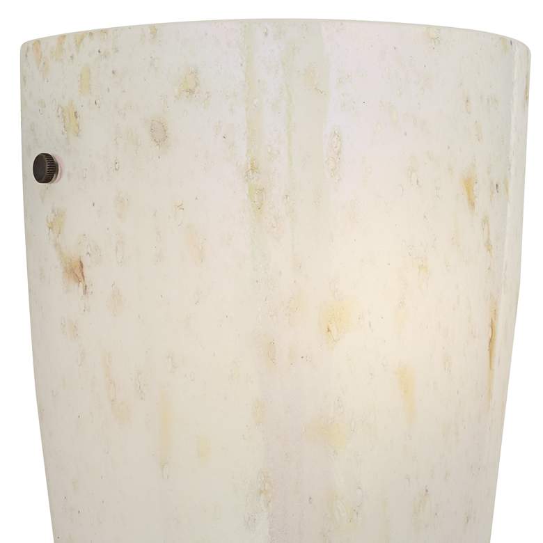 Image 4 Possini Euro Isola 13" High Amber Art Glass Wall Sconce more views
