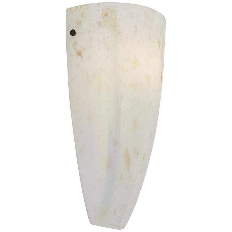 Image 6 Possini Euro Isola 13" High Amber Art Glass Wall Sconce more views