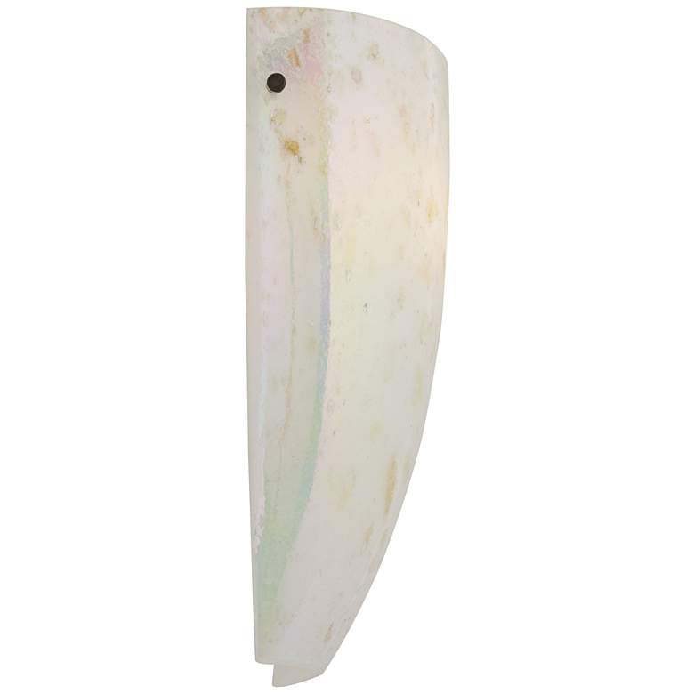 Image 7 Possini Euro Isola 13" High Amber Art Glass Wall Sconce more views