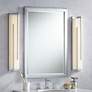 Possini Euro Jada 26 1/4" High Chrome LED Bathroom Light Set of 2