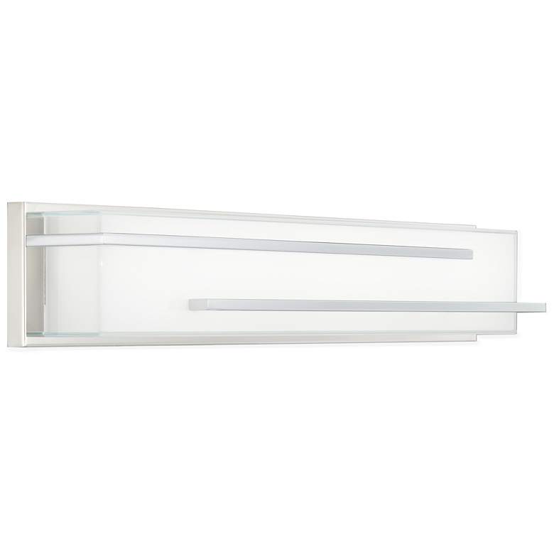 Image 2 Possini Euro Jada 26 1/4" Wide Chrome Linear LED Bathroom Light