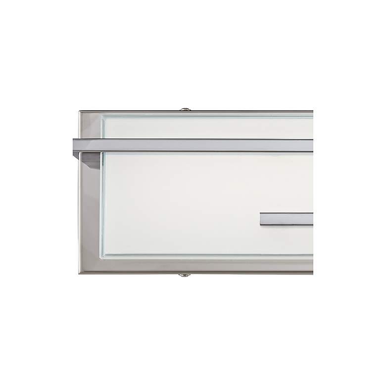 Image 4 Possini Euro Jada 26 1/4" Wide Chrome Linear LED Bathroom Light more views