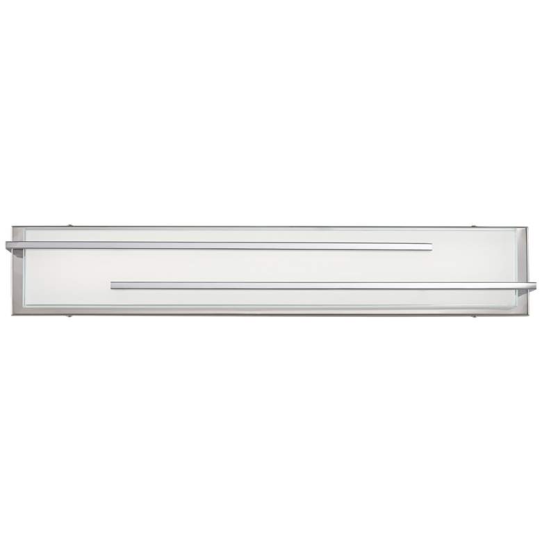 Image 5 Possini Euro Jada 26 1/4" Wide Chrome Linear LED Bathroom Light more views