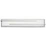 5_Possini Euro Jada 26 1/4" Wide Chrome Linear LED Bathroom Light more views