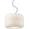 Possini Euro Jaime 23 3/4" Wide Modern White Silk Drum Pendant Light